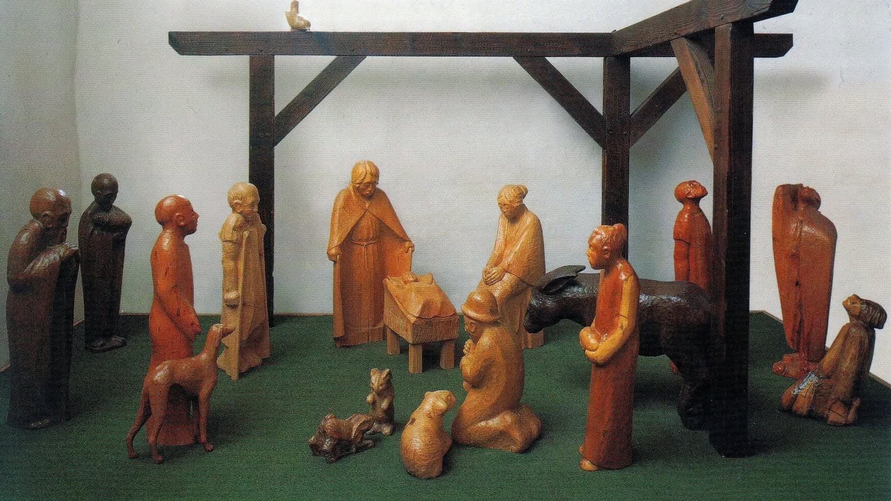 Krippe von Karl-Hein Ziomek in St. Johannis Wernigerode