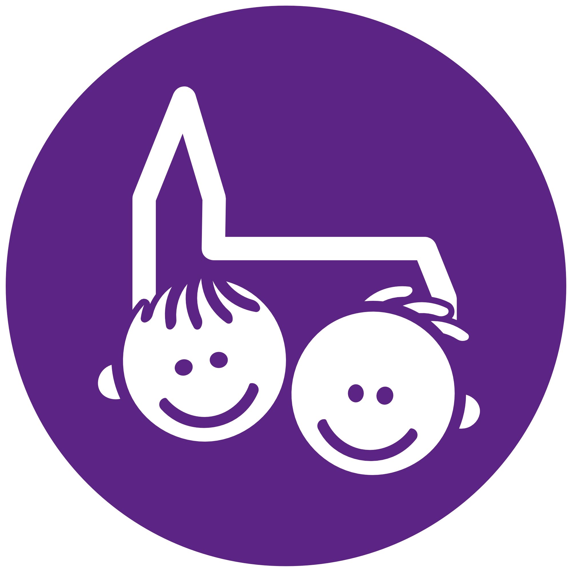Symbol Kindergottesdienst violett
